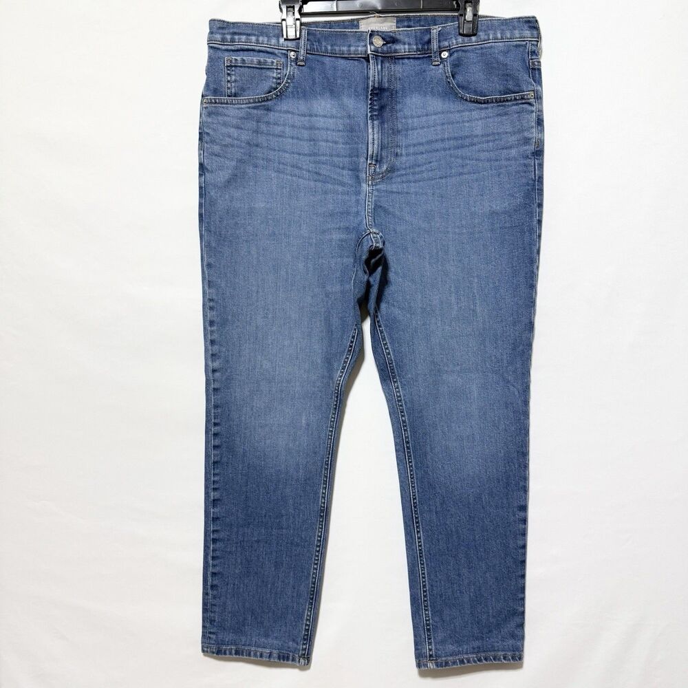 Everlane Slim Jeans Mens 40x32 Blue Mid Rise Denim Medium Wash